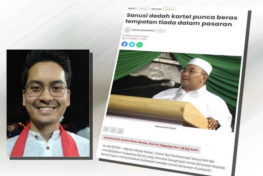 Sebelum ini, Muhammad Sanusi berkata isu kekurangan bekalan beras tempatan akan selesai sekiranya urusan tanaman dan industri padi diberikan kepada kerajaan negeri. (Mohammed Taufiq)