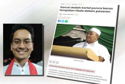 Sebelum ini, Muhammad Sanusi berkata isu kekurangan bekalan beras tempatan akan selesai sekiranya urusan tanaman dan industri padi diberikan kepada kerajaan negeri. (Mohammed Taufiq)