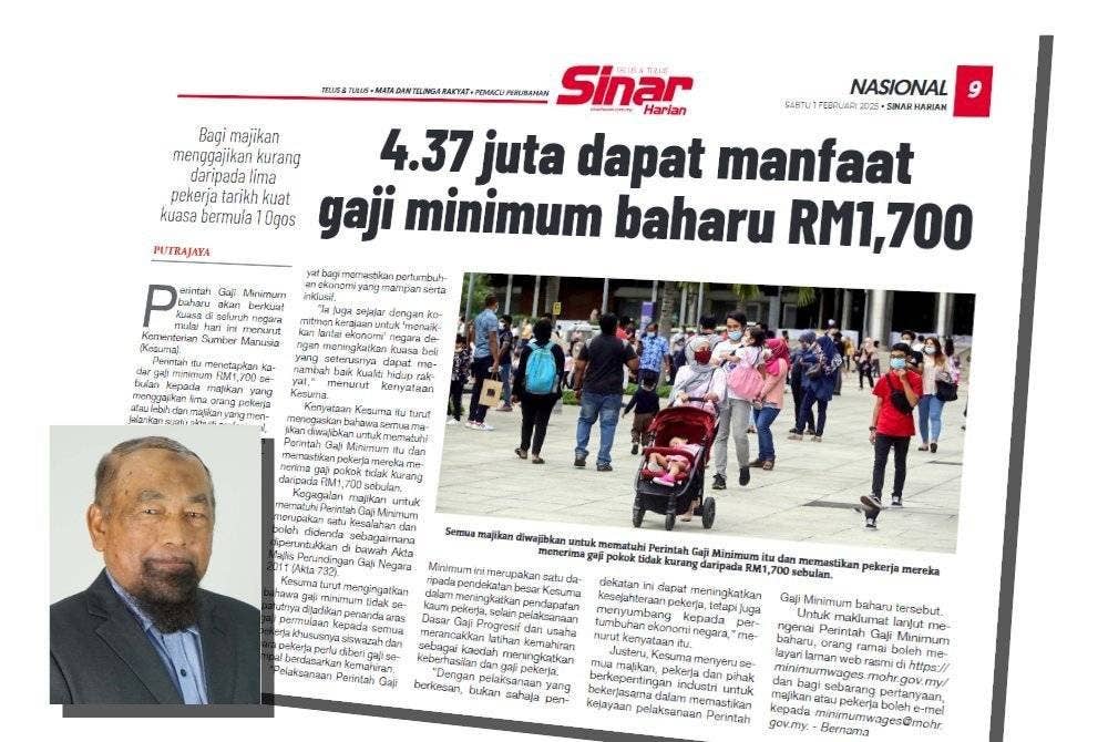 Laporan Sinar Harian pada Sabtu. (Gambar kecil: Barjoyai)