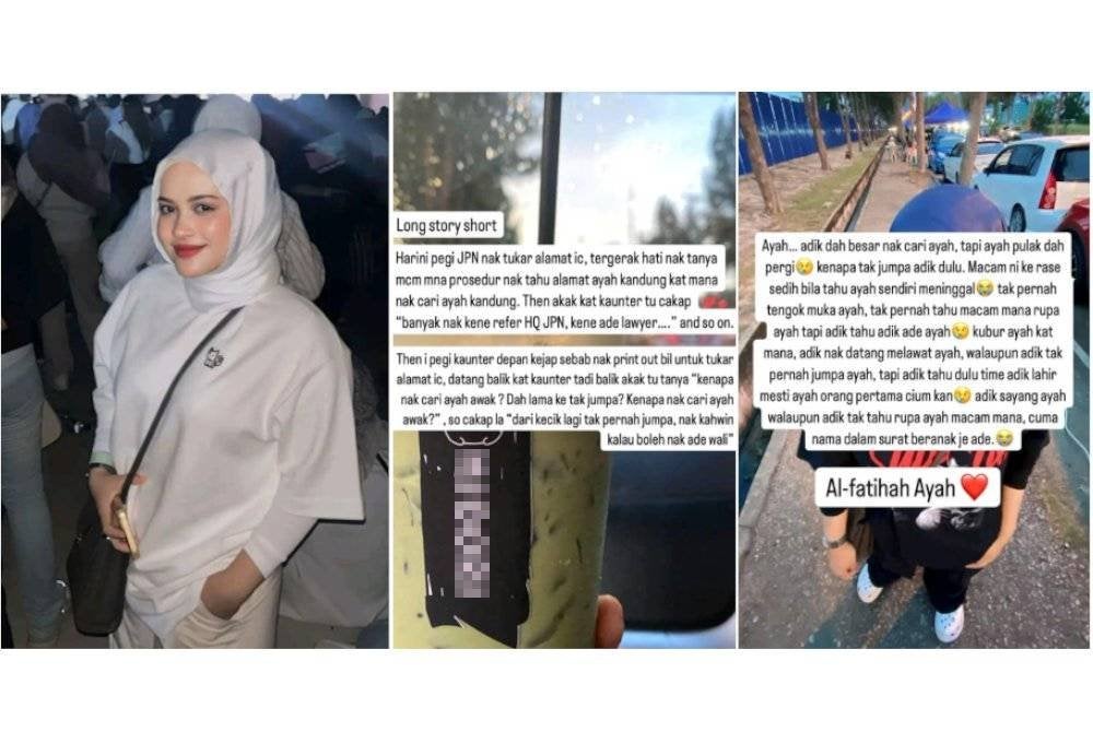 Perkongsian Khairun Adira berkenaan arwah ayahnya di TikTok.