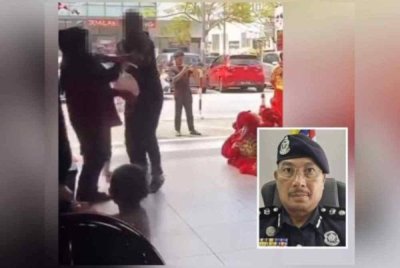 Lelaki yang menampar isterinya di khalayak ramai di sebuah pusat beli-belah di Kota Warisan direman tiga hari untuk siasatan lanjut. Gambar kecil: Norhizam