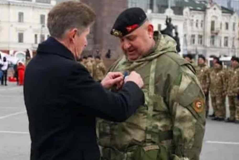 Naib Gabenor Wilayah Primorye, Rusia Sergei Efremov terbunuh ketika dalam perjalanan pulang daripada satu misi tempur, kata Gabenor wilayah itu Oleg Kozhemyako pada Ahad, lapor Xinhua. Foto Telegram/Astra
