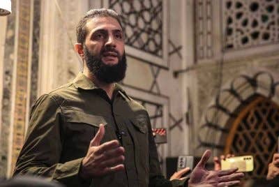 Ahmed al-Sharaan pernah menjadi pemimpin Hayat Tahrir al-Sham (HTS) yang menumbangkan rejin Bashar al-Assad. Foto AFP