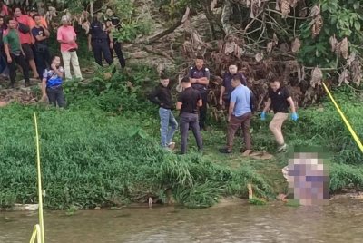Mangsa ditemui lemas ketika memancing bersama dua rakan di Sungai Batang Padang pada Isnin.