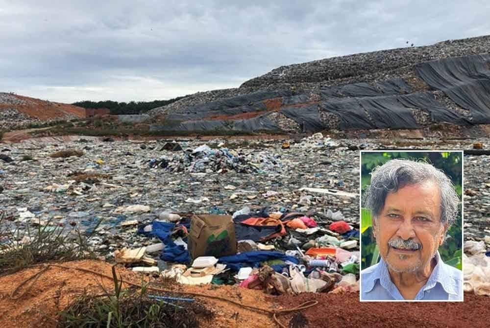 Tapak pembuangan sampah haram mendatangkan kesan negatif kepada alam sekitar, kesihatan dan komuniti memandangkan air larut resap yang terhasil daripada sisa sampah itu boleh menjejaskan sistem saliran yang berhampiran. Gambar kecil: Mohideen
