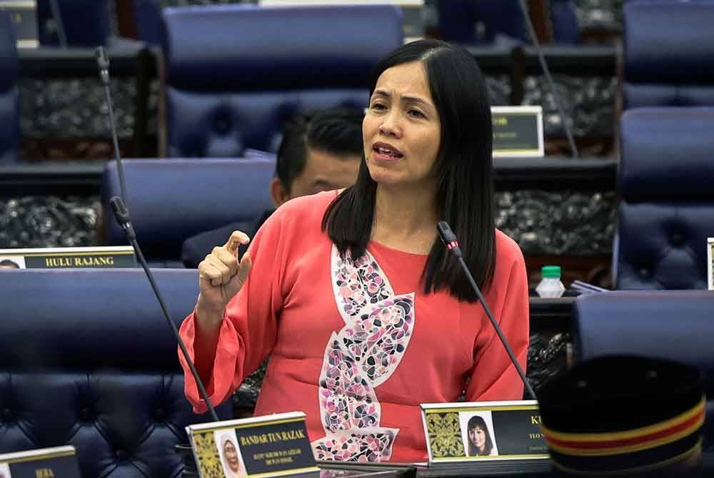 Nie Ching pada Mesyuarat Pertama Penggal Keempat Parlimen ke-15 di Dewan Rakyat pada Rabu. Foto Bernama