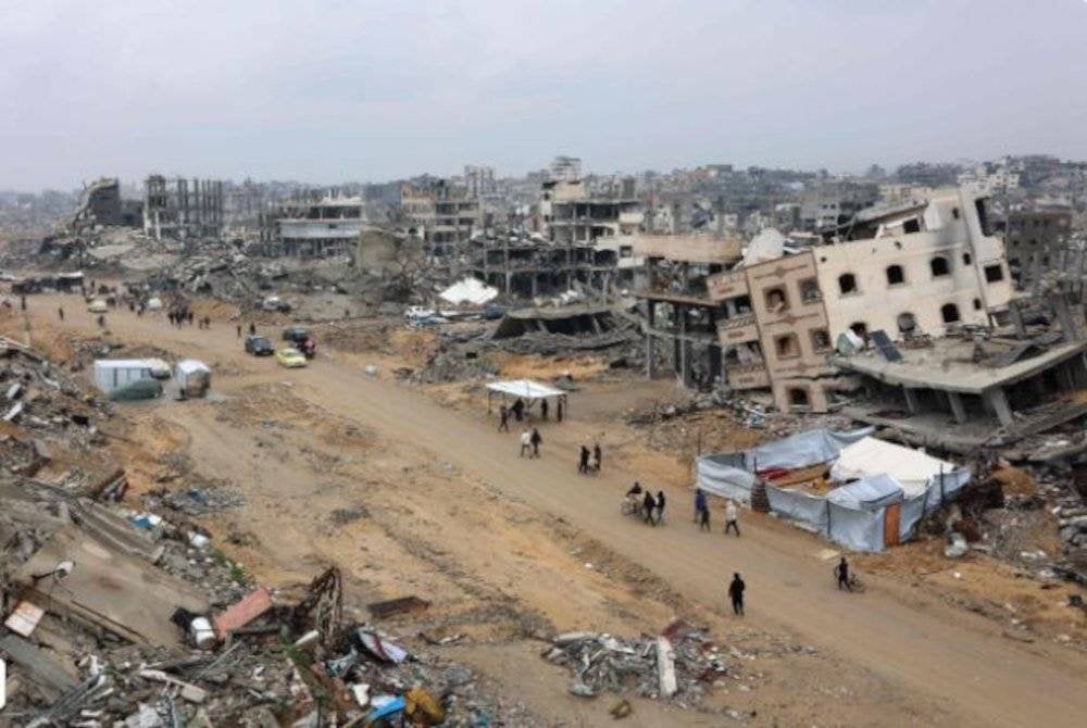 Trump mencadangkan pemindahan penduduk Gaza ketika beliau menerima kunjungan Perdana Menteri Israel, Benjamin Netanyahu di Rumah Putih pada Selasa. Foto AFP