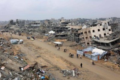 Trump mencadangkan pemindahan penduduk Gaza ketika beliau menerima kunjungan Perdana Menteri Israel, Benjamin Netanyahu di Rumah Putih pada Selasa. Foto AFP