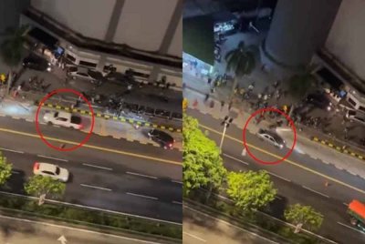 Tiga lelaki yang terlibat dalam kes langgar lari melibatkan dua kenderaan di hadapan sebuah pusat hiburan baru-baru ini didakwa di Mahkamah Majistret di sini pada Khamis, atas pertuduhan mengambil bahagian dalam rusuhan dan memiliki pisau semasa rusuhan tersebut.