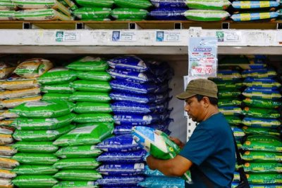 Kerajaan dicadang meminda Akta 522 bagi membolehkan tindakan undang-undang dikenakan terhadap perbuatan mencampurkan beras putih tempatan dengan beras putih import. Foto Bernama