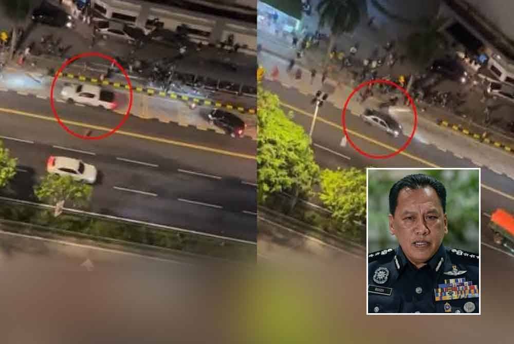 Dua lagi individu ditahan disyaki terlibat kejadian langgar lari di hadapan sebuah pusat hiburan di Jalan Klang Lama pada 29 Januari lepas. Gambar kecil: Rusdi