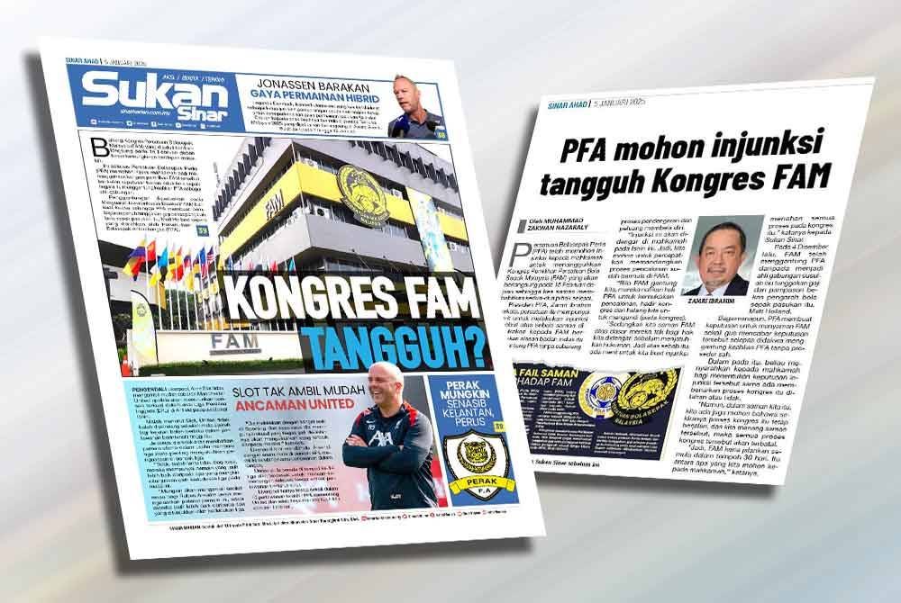 Laporan Sinar Harian pada 5 Januari lalu.