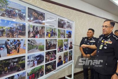 Zulkafli menunjukkan antara kejayaan polis menahan suspek-suspek dalam Op Tapis Khas Kontinjen Perak daerah Ipoh dan Selama.