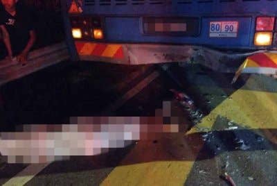 Mangsa di lokasi kejadian akibat parah.