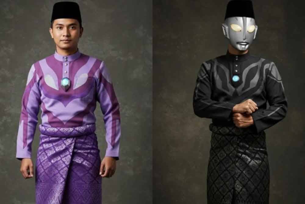 Tular di media sosial baju raya 'ultraman' sekali gus meraih perhatian netizen dan pereka fesyen.