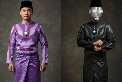 Tular di media sosial baju raya 'ultraman' sekali gus meraih perhatian netizen dan pereka fesyen.