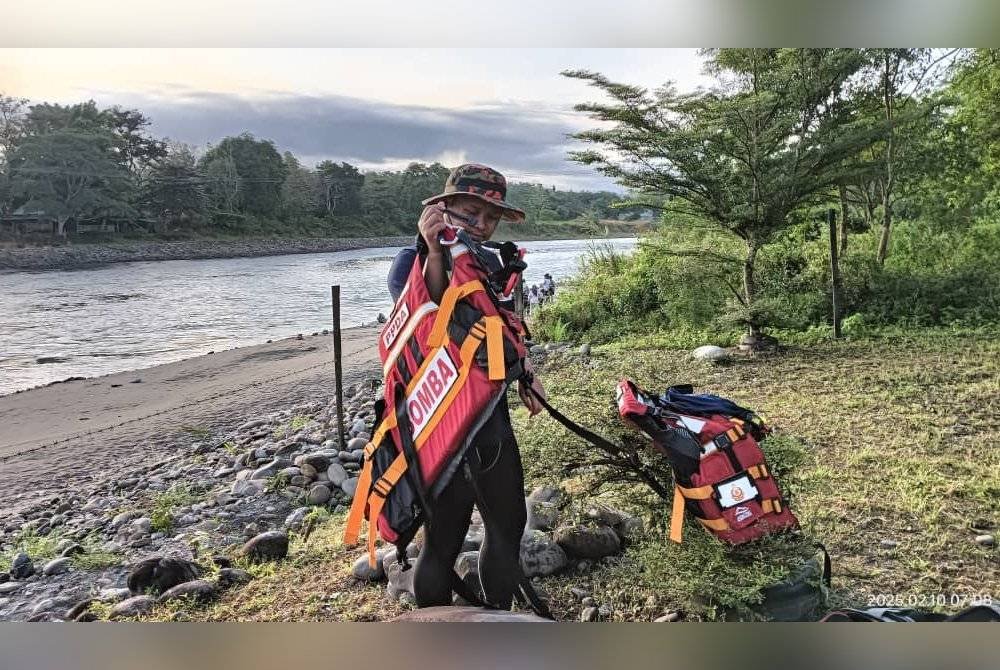 Operasi SAR mangsa menggunakan bantuan anggota PPDA dari BBP Kota Marudu.