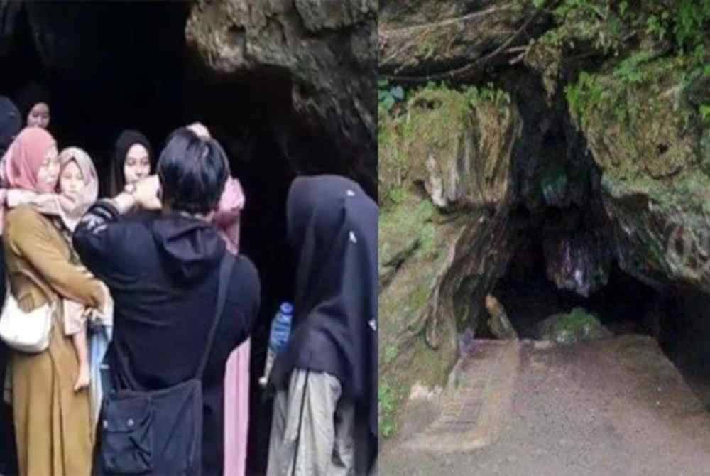 Gua Safawardi meraih perhatian selepas kembali tular dikunjungi orang ramai. Foto Agensi