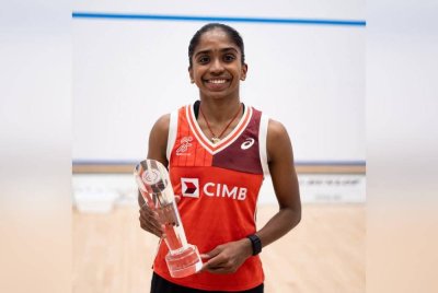 Sivasangari mengungguli Piala Cincinnati Gaynor selepas menumpaskan pemain tuan rumah di AS pada Isnin. Foto FB Sivasangari Subramaniam