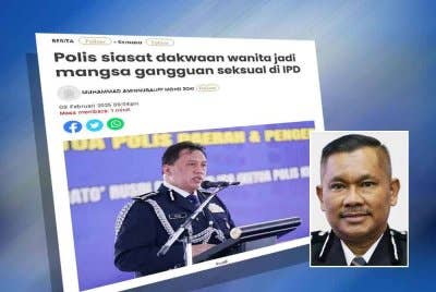 Laporan Sinar Harian berkaitan dakwaan wanita jadi mangsa gangguan seksual di IPD. Gambar kecil: Mohamad Lazim