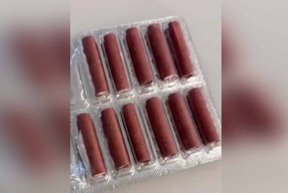 Mercun shuang pao yang akan meletup jika ditekan atau dipijak. - Agensi