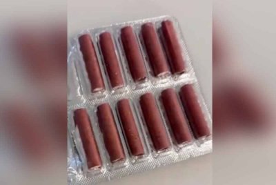 Mercun shuang pao yang akan meletup jika ditekan atau dipijak. - Agensi