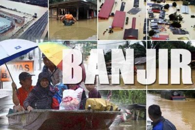 Seramai 1,086 mangsa banjir di Sarawak dan Sabah masih berlindung di 11 pusat PPS di kedua-dua negeri setakat 8 pagi Rabu. Gambar hiasan