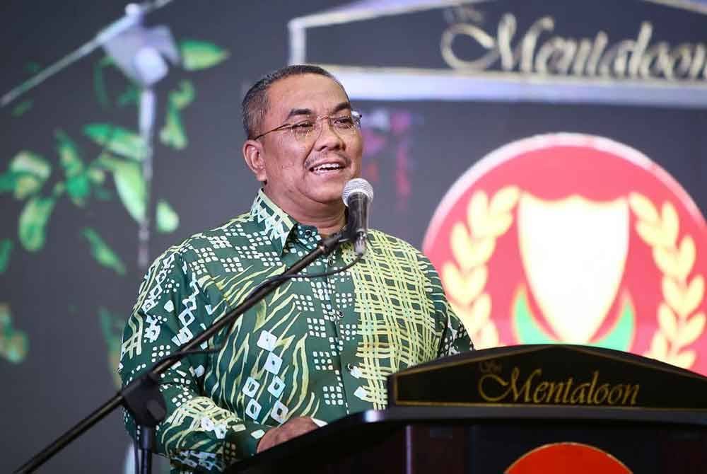 Muhammad Sanusi ketika berucap pada majlis amanat tahun 2025 Menteri Besar Kedah kepada pentadbiran tanah negeri, pada Khamis.
