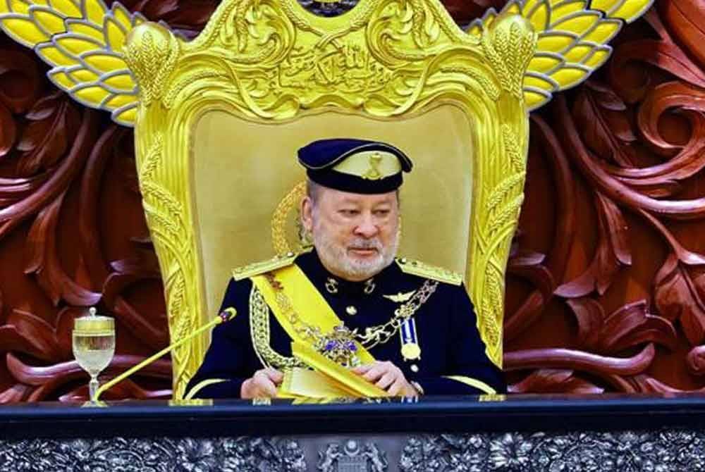 Yang di-Pertuan Agong Sultan Ibrahim.