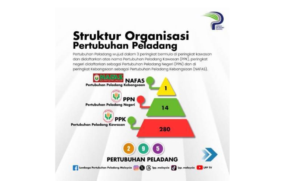 Struktur Organisasi Pertubuhan Peladang.