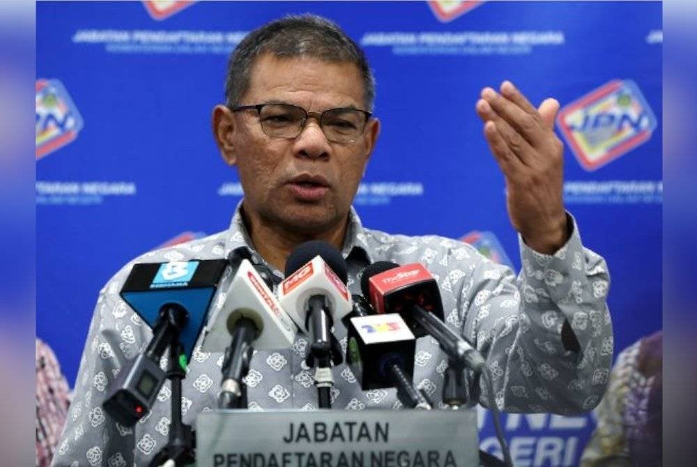 Saifuddin Nasution ketika sidang media pada Majlis Penyampaian Anugerah Inovasi Pendaftaran Negara (AIPN) 2024 di Dewan Balora Perdana, Jabatan Pendaftaran Negara hari ini. Foto Bernama