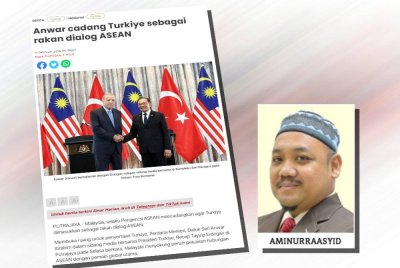Laporan Sinar Harian berhubung cadangan Malaysia menjadikan Turkiye sebagai Rakan Dialog ASEAN.