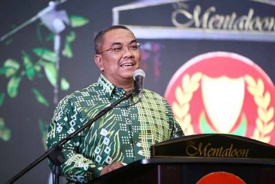 Muhammad Sanusi ketika berucap pada majlis amanat tahun 2025 Menteri Besar Kedah kepada pentadbiran tanah negeri, pada Khamis.