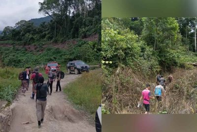 Pasukan bomba dan penduduk ke lokasi mangsa ditemukan tidak sedarkan diri.