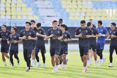 Terengganu tekad memperbaiki kedudukan baki saingan liga bermula dengan pemburuan tiga mata ke atas Kuala Lumpur City, pada Jumaat. Foto: Terengganu FC
