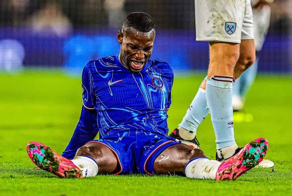 Nicolas Jackson akan berehat selama enam hingga lapan minggu akibat kecederaan hamstring. Foto Agensi