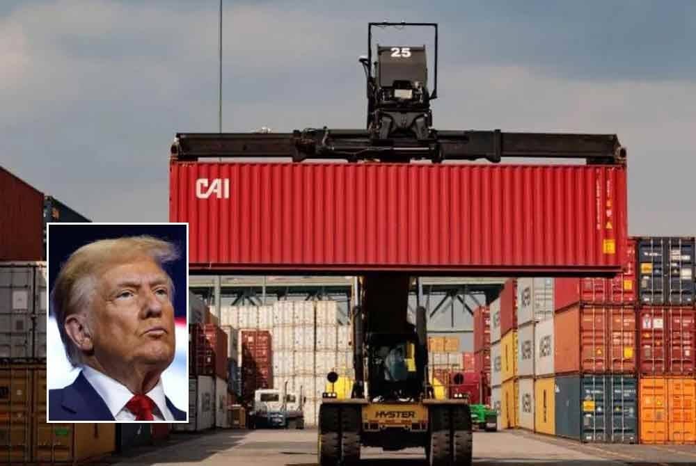 Ahli ekonomi bimbang tindakan Trump (gambar kecil) bakal mencetuskan inflasi di AS.