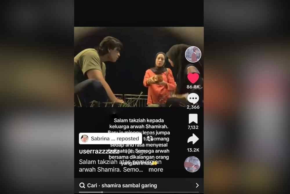 Raz mengakui terkejut selepas mendengar kejadian yang menimpa Norshamira, dan menyifatkan wanita itu sebagai seorang yang rajin