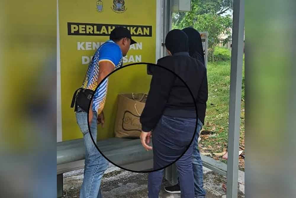 Seorang bayi lelaki yang dipercayai baru dilahirkan ditemui ditinggalkan di sebuah perhentian bas di Jalan Perak, Pulau Tikus.