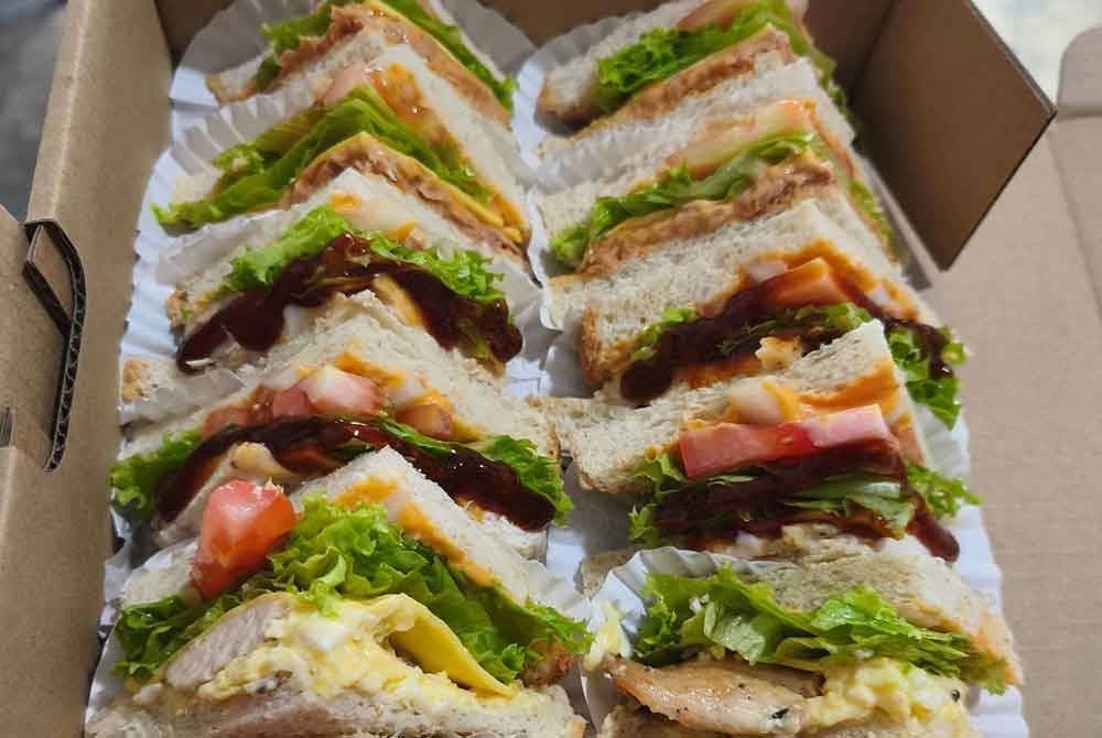 Salah satu sandwic yang disediakan La Nuestra Kitchen SP.