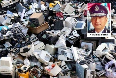 Masih terdapat beberapa lagi premis haram e-waste beroperasi biar pun serbuan telah dilaksanakan serentak di seluruh negara, sejak Sabtu lalu. Gambar hiasan