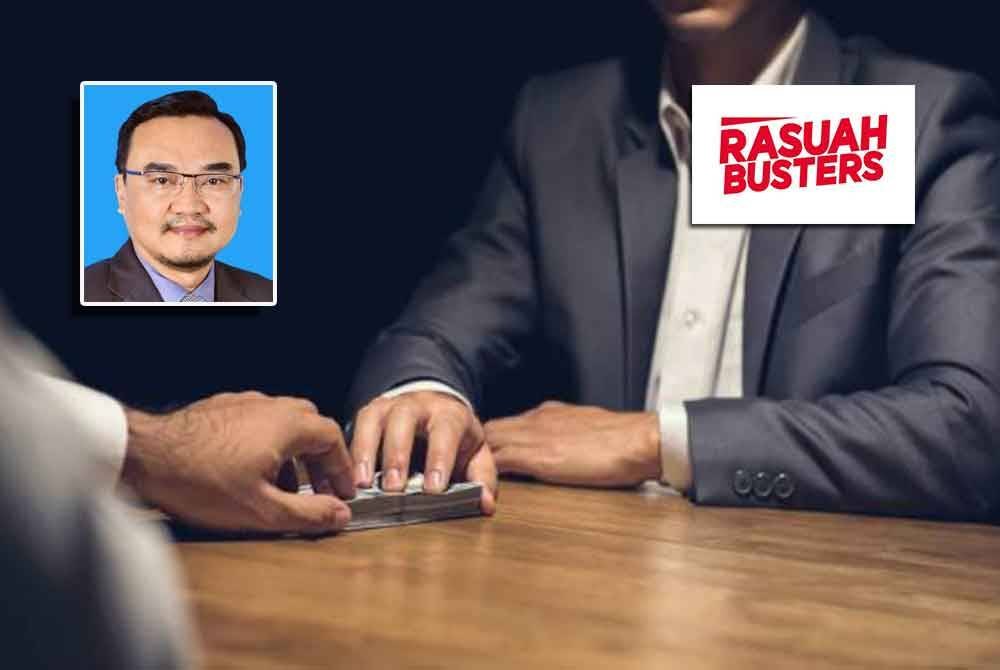 Kerajaan disaran lakukan lima langkah strategik membanteras gejala rasuah. Gambar kecil: Hasbullah