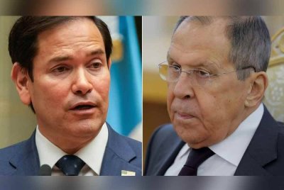 Rundingan yang diwakili oleh Menteri Luar Rusia, Sergey Lavrov (kanan) dan Setiausaha Negara AS, Marco Rubio ini berlangsung tanpa kehadiran Ukraine - Foto: Agensi