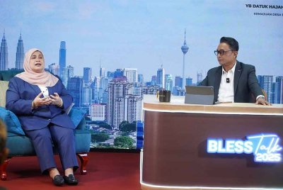 Rubiah dalam program BLESS Talk Siri 1/2025 bersama Zulfikri di Ibu Pejabat Mara pada Selasa.