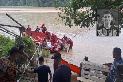 Mayat Muhammad Naufal Aiman dijumpai pasukan penyelamat jam 7 petang pada Selasa.