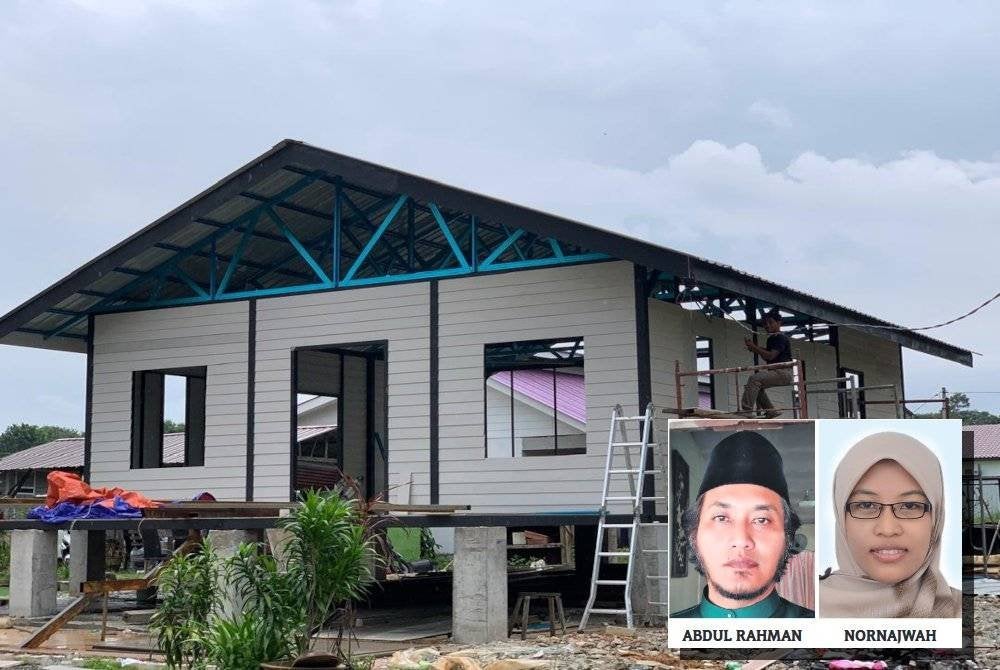 Abdul Rahman mengambil inisiatif sendiri dengan membina rumah baharu untuk mengelakkan banjir.