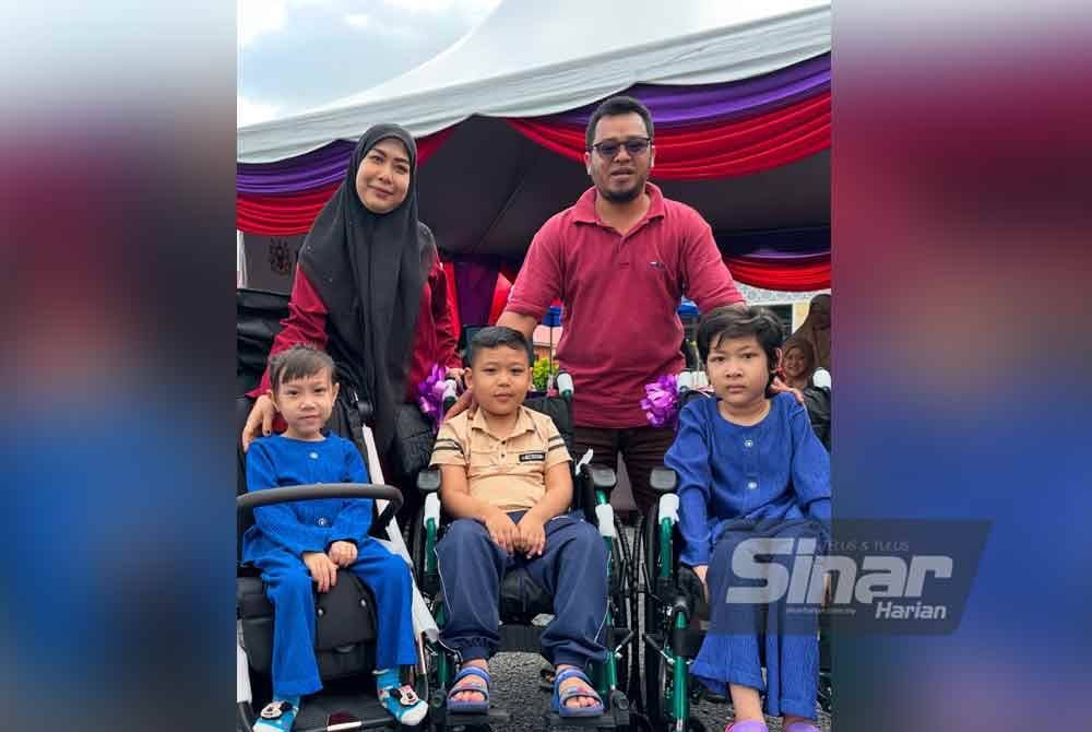 Tiga beradik ini mengalami SMA penyakit genetik yang menjadikan otot lemah secara progresif dengan melibatkan sel saraf di saraf tunjang.