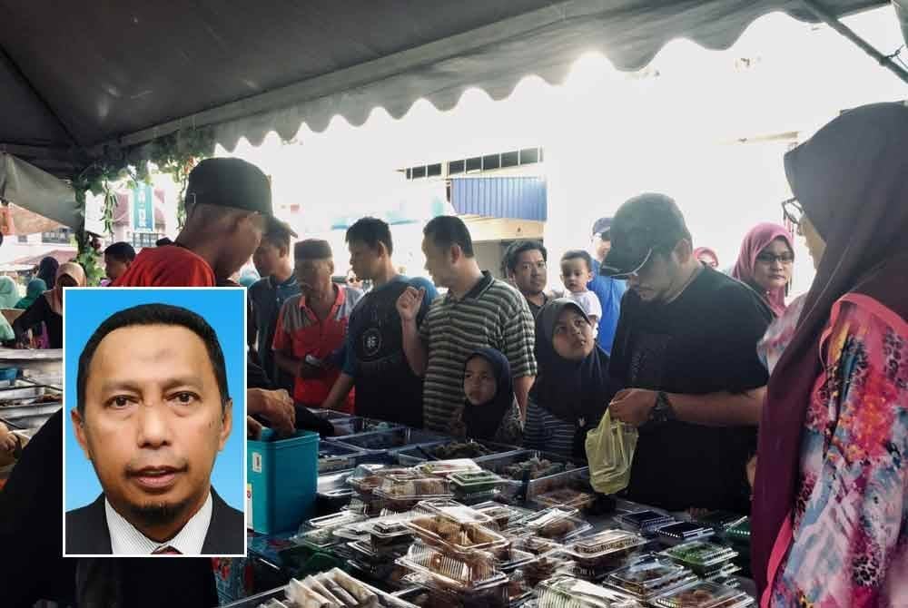 Sebanyak 46 lokasi bazar akan beroperasi sepanjang Ramadan kali ini bagi memudahkan orang ramai mendapatkan juadah berbuka puasa. Gambar kecil: Mohd Nizam