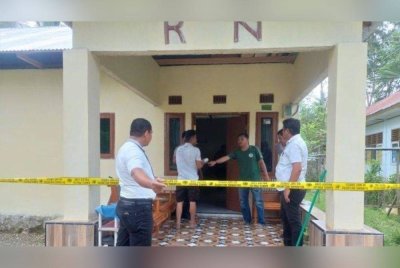 Kejadian itu berlaku di rumah pasangan tersebut di Desa Patoameme, Kecamatan Botumoito, Kabupaten Boalemo. Foto Agensi