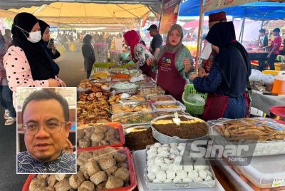 Warga asing tidak dibenarkan berniaga di bazar Ramadan Kelantan bagi memastikan peluang ekonomi diberikan sepenuhnya kepada rakyat tempatan. Gambar kecil: Hilmi